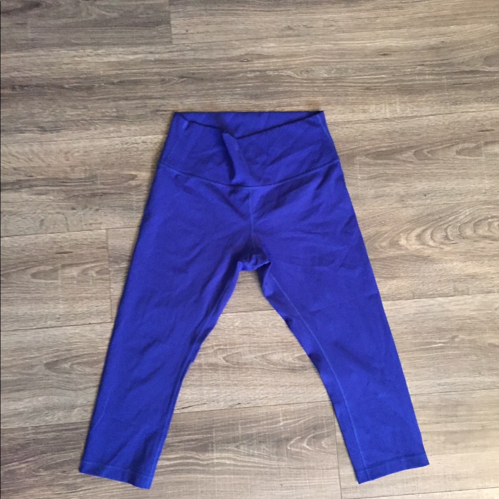 Lululemon Athletica Leggings royal blue size 10